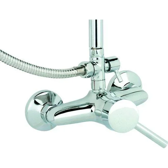 Brausegarnitur - Regendusche - Handbrause - Chrom - 5