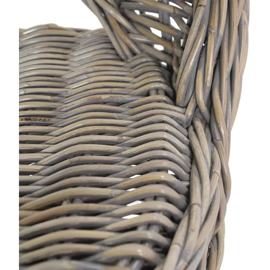 Sessel cubu rattan grau - 1