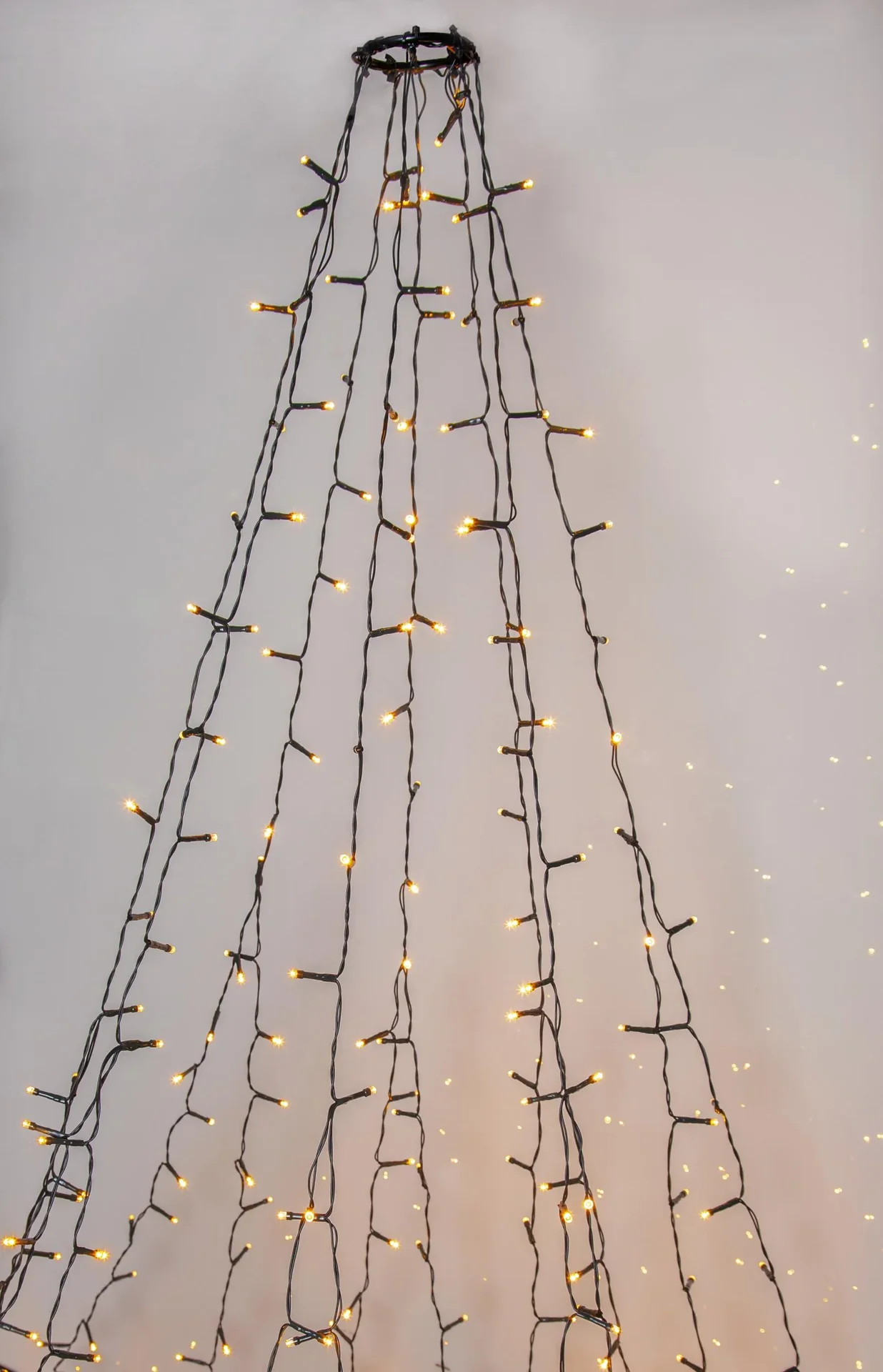 Lichterschnüre -360 warmweiße LEDs an 8 Strängen - 1