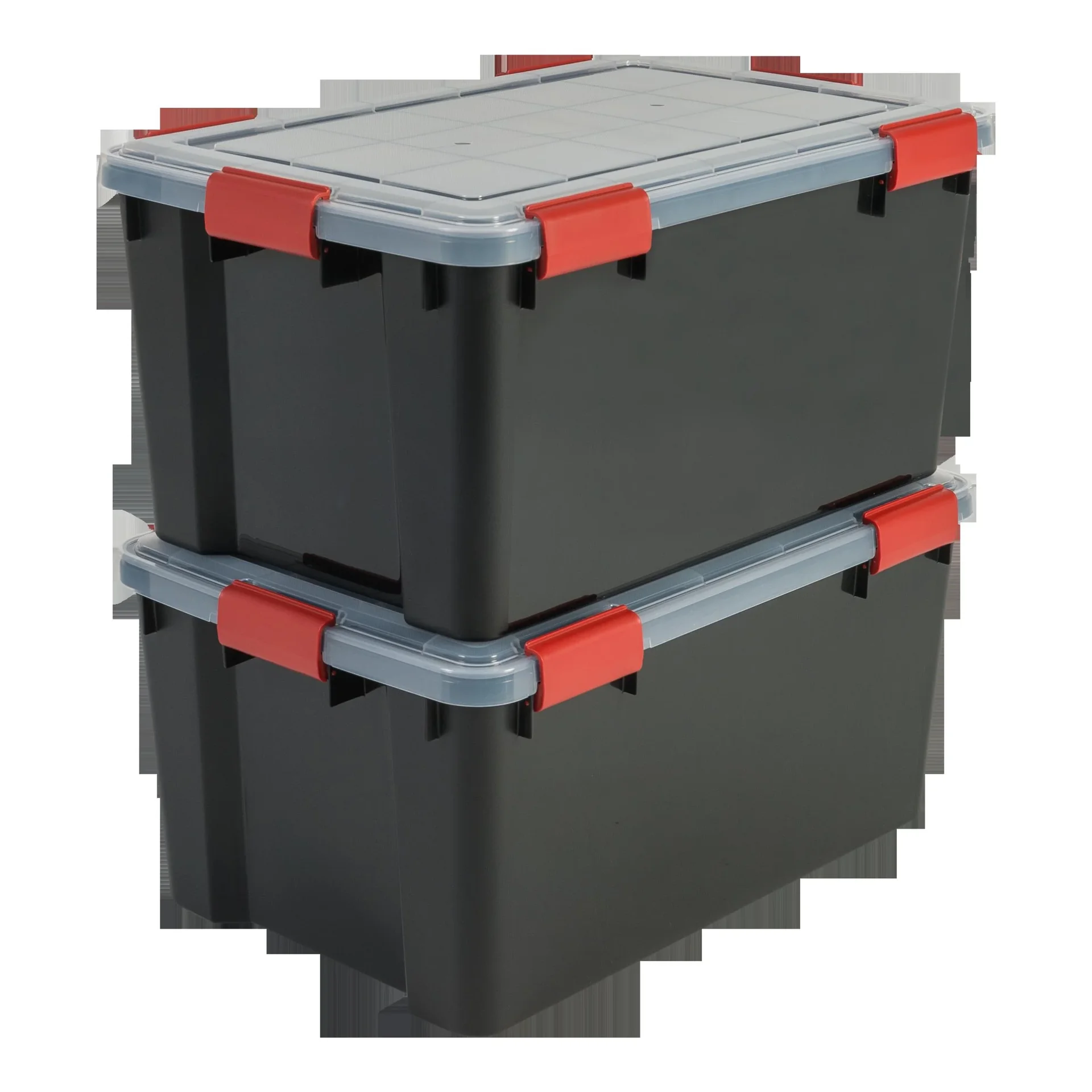 Wasserdichte Box AT-L BkR/C/D, schwarz, 50 Liter, 2er Set - 0