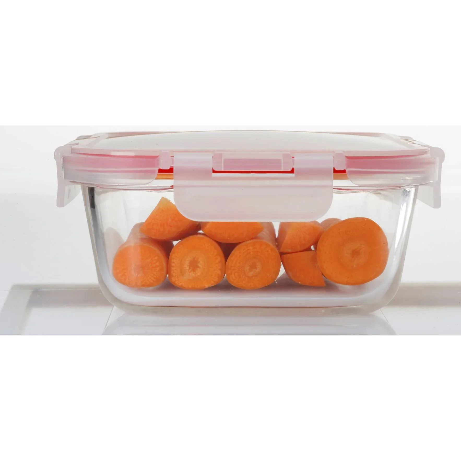Mehrzer - Frischebox - 2260ml - rechteckig - Bake-and-Lock - Rot - 1