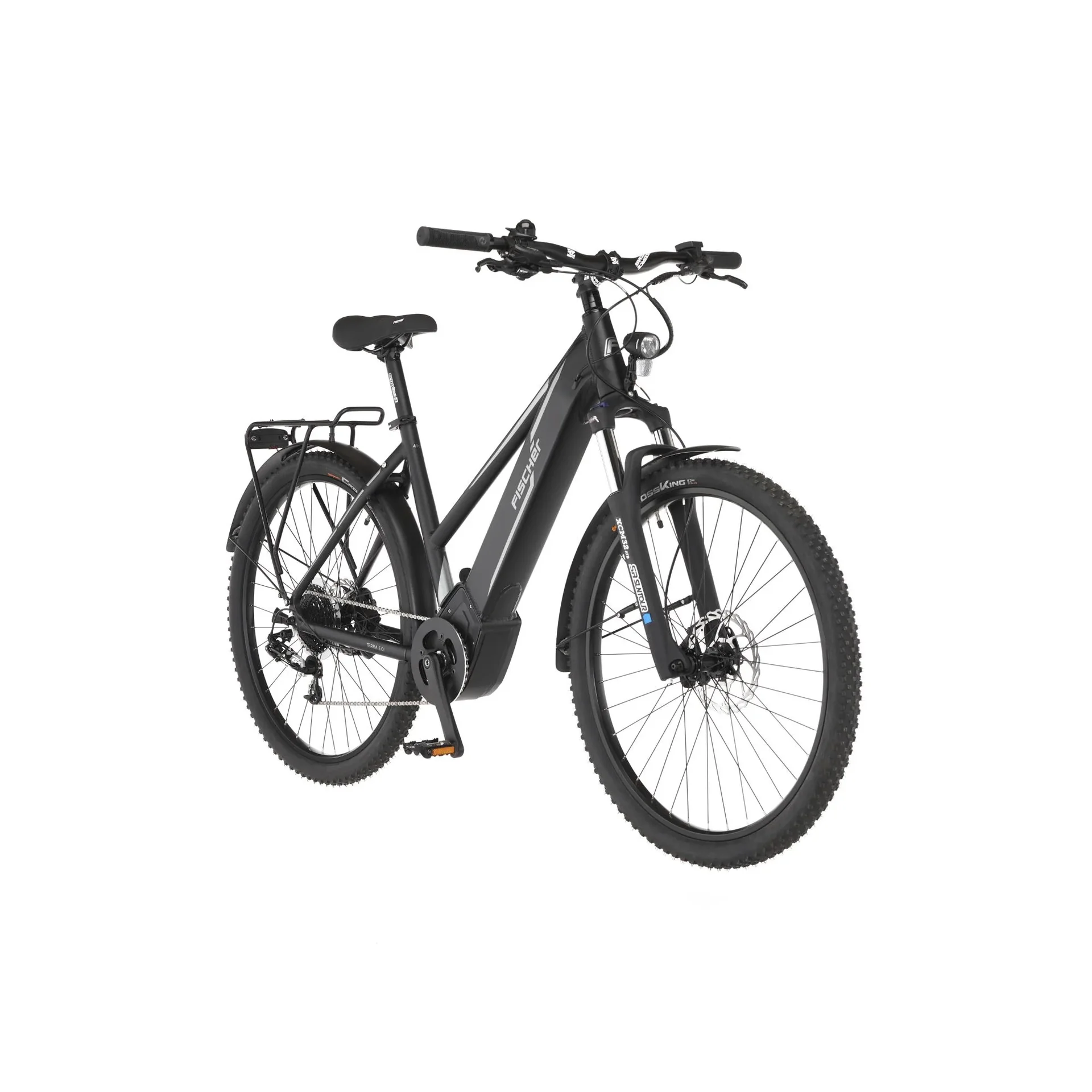 Damen E-Bike ATB, 27,5 Zoll, Rahmengröße 49cm, 10-Gang Kettenschaltung, schwarz matt, TERRA 5.0i - 4
