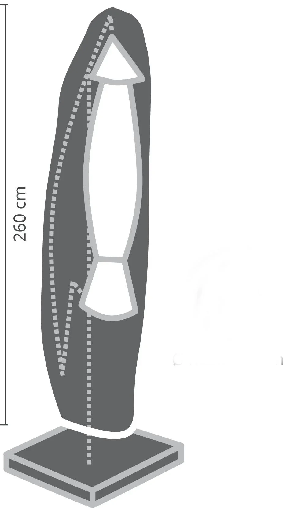 Profi-Abdeckhülle für Sonnenschirme - 0