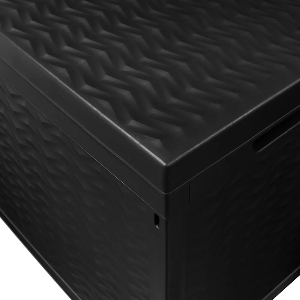 Aufbewahrungsbox Cargo Anthrazit 120x45x60cm mit Rädern - 0