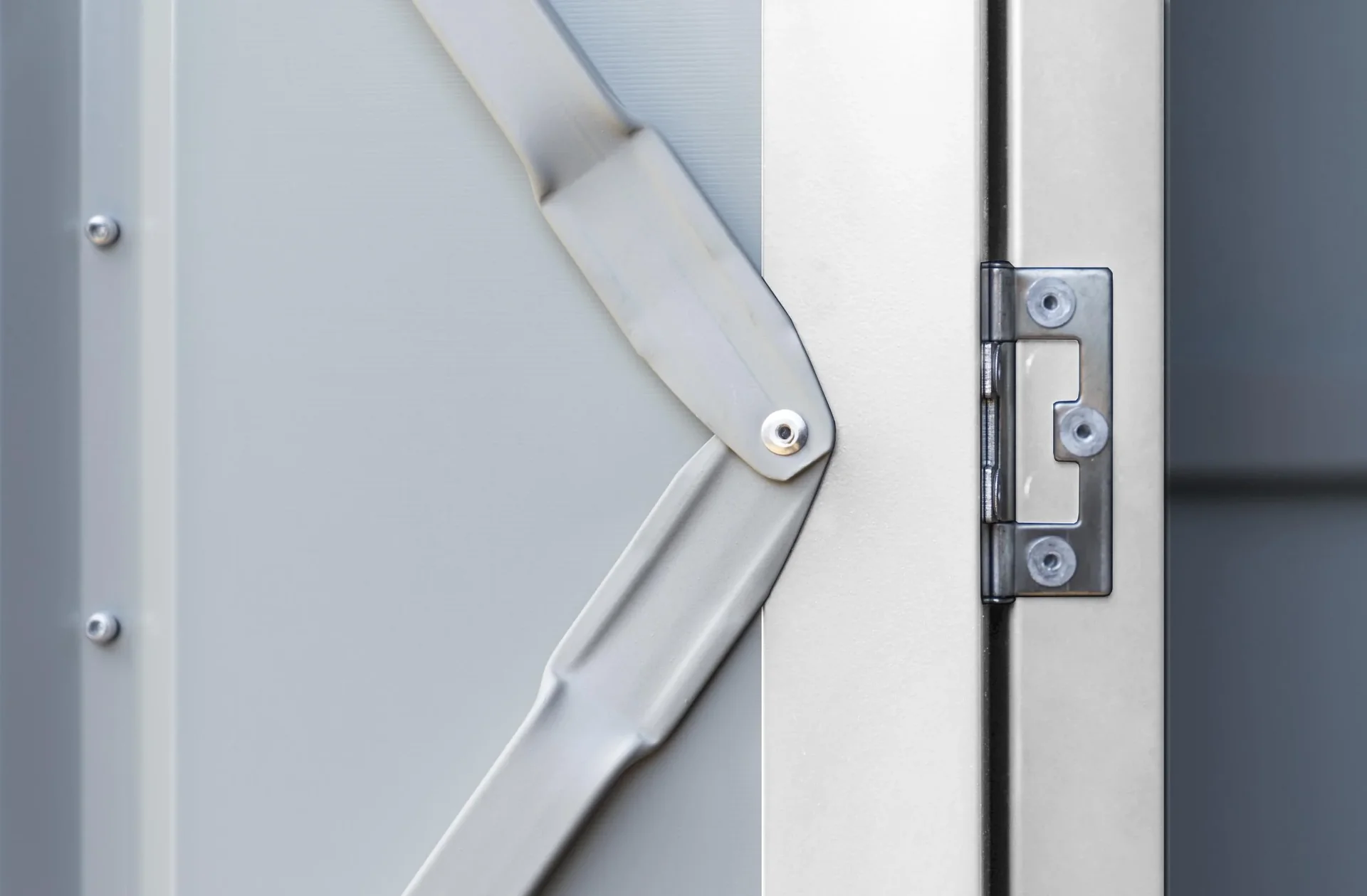 Gerätehaus Wand-Zierde Lean To 56, silber metallic - 2