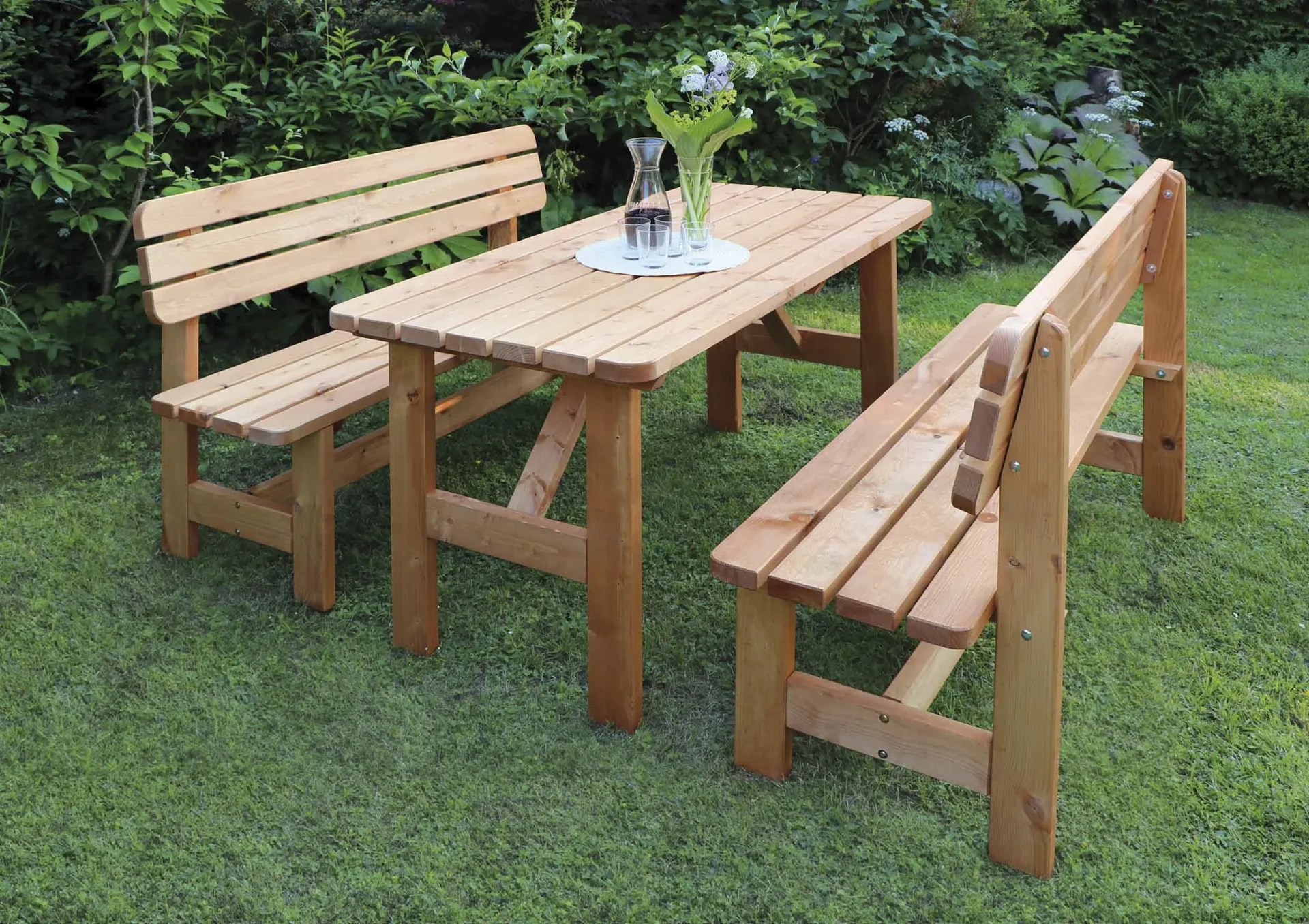 Holz-Garnitur Summer honigbraun - 3