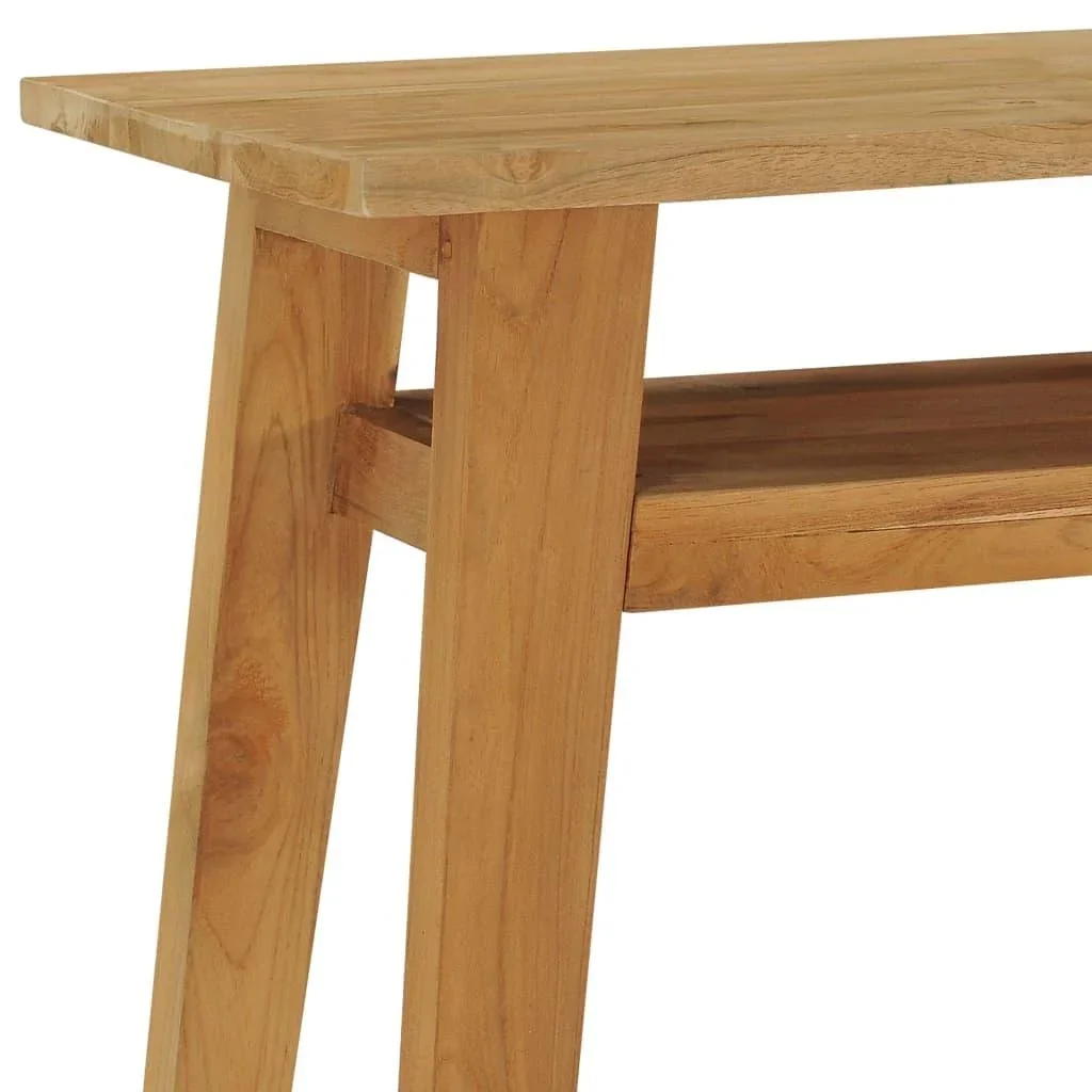 Wandtisch 120x35x75 cm Teak massiv - 1