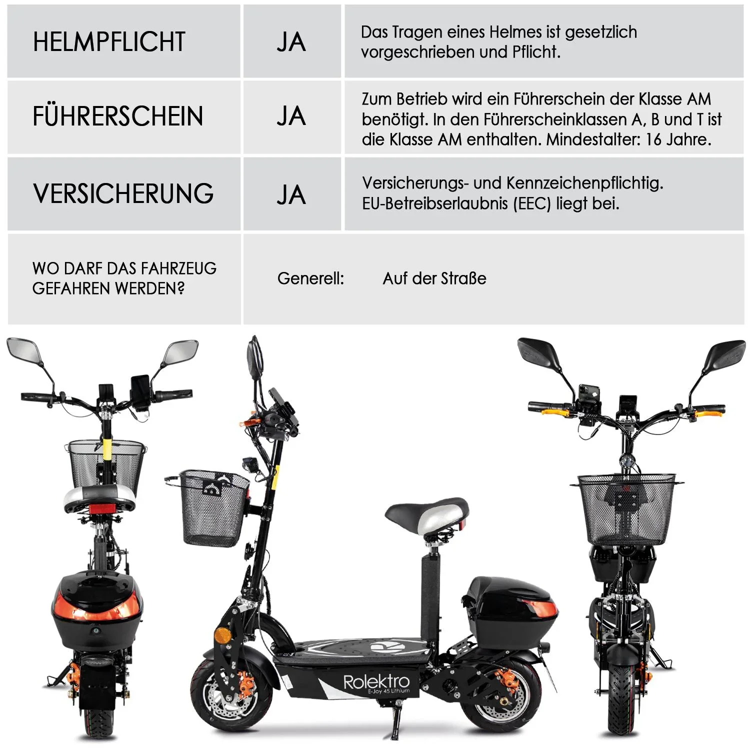 E-Roller - E-Joy 45 Lithium - 6