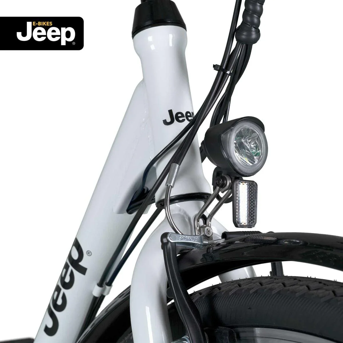 Unisex City E-Bike, 28 Zoll , Rahmengröße 44 cm 6-Gang Kettenschaltung, weiß, ECR 3001 - 6