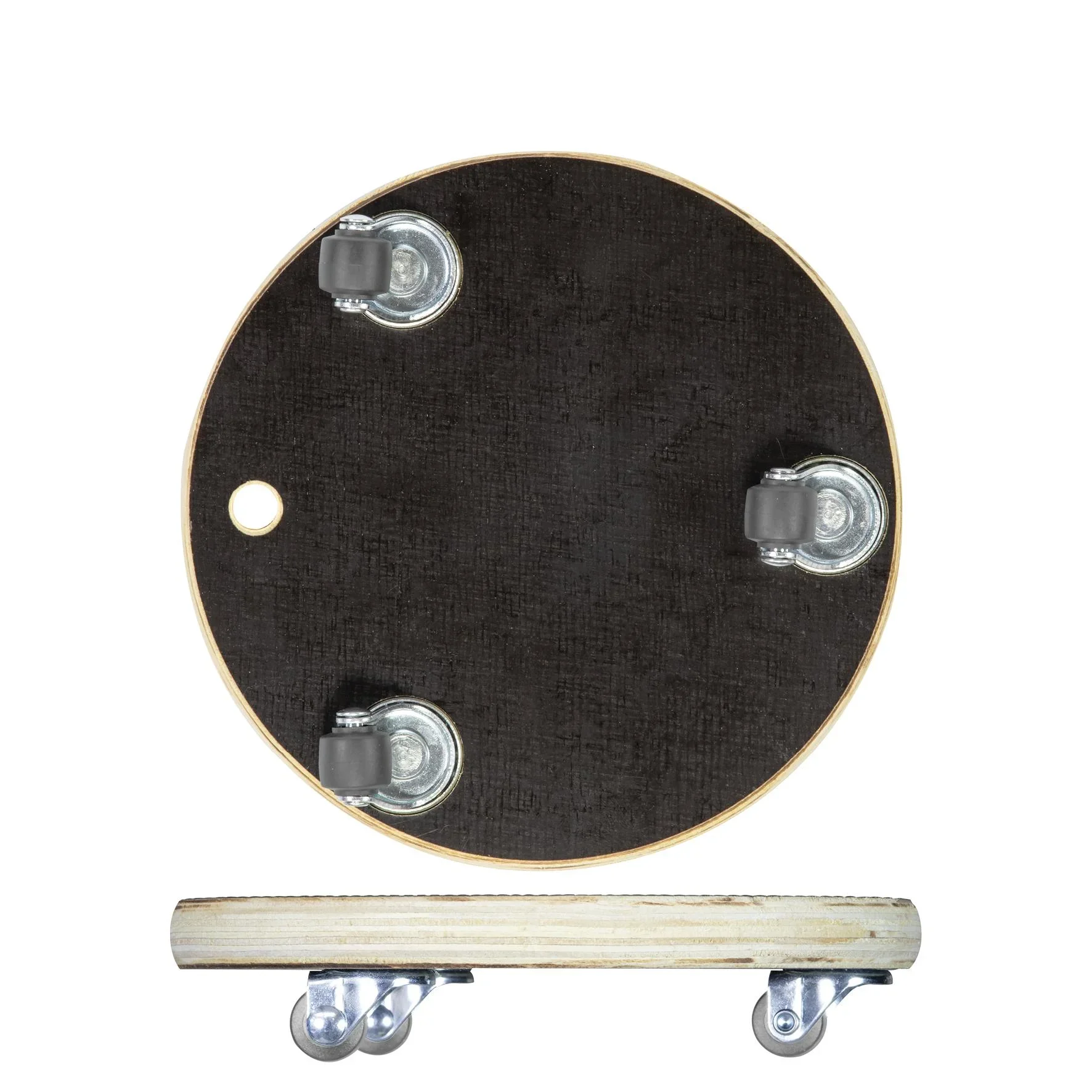 Transporthilfe MM 1315, Ø 20 x 4,5 mm, softe Rollen Ø 20 mm, Multiplexplatte Maxigrip FSC®, Tragkraft 100 kg - 2