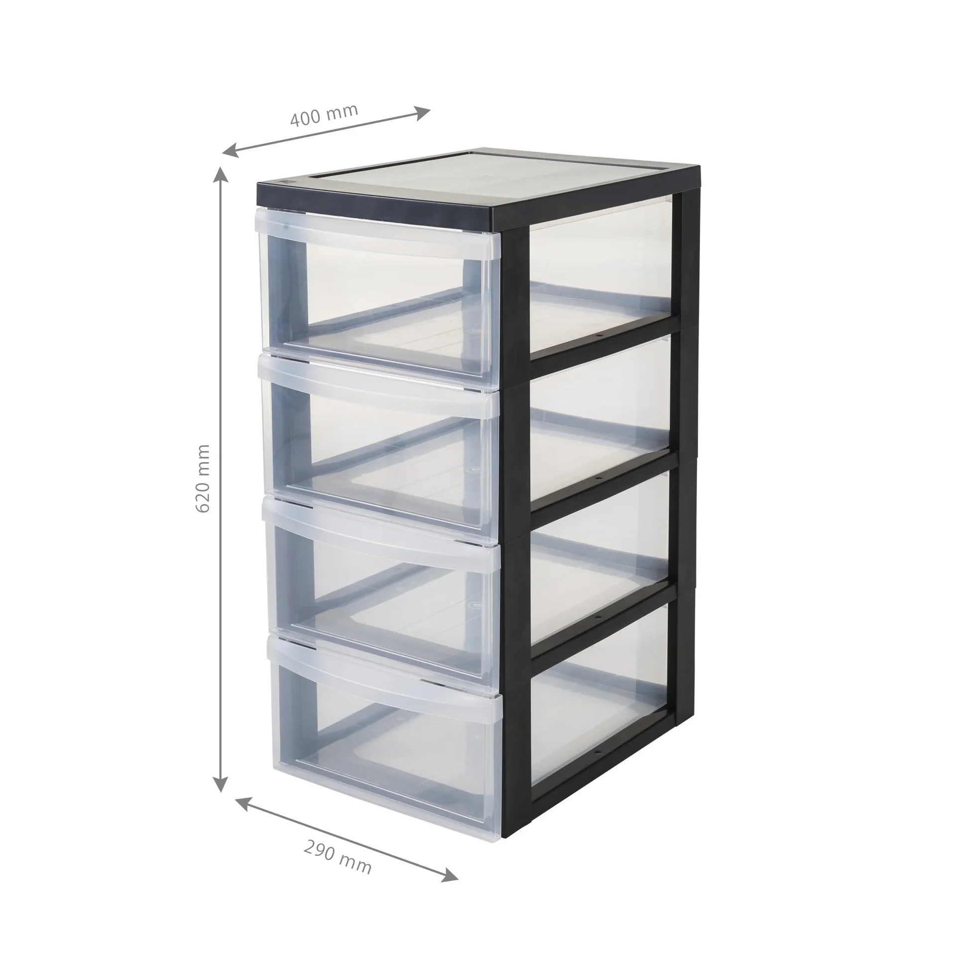 Rollcontainer DC-005 mit 4 mittleren Schubladen - 2