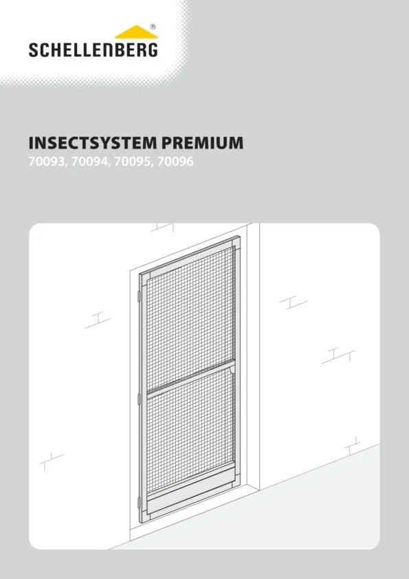 Fliegengittertür Premium, 100 x 215 cm, Farbe anthrazit - 1