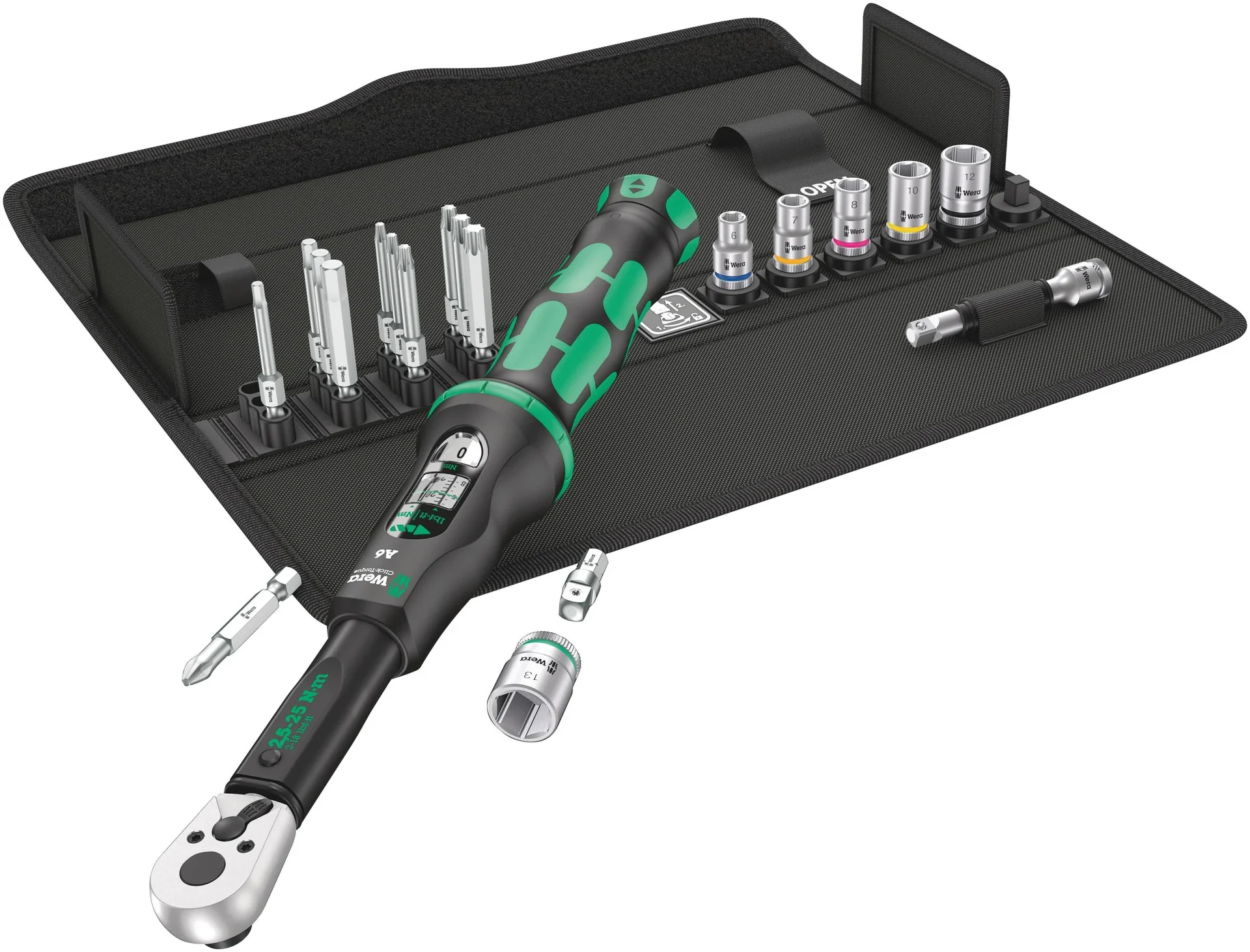 Click-Torque A 6 Set 1, 2,5-25 Nm, 20-teilig - 0