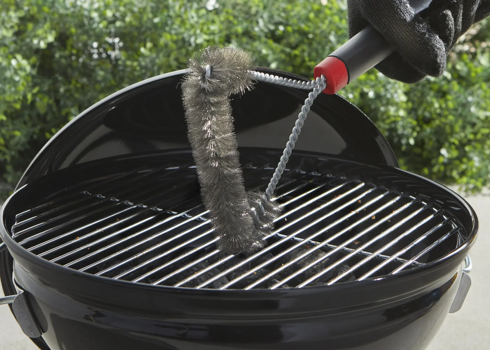 Dreiseitige Grillbürste, 30 cm - 3