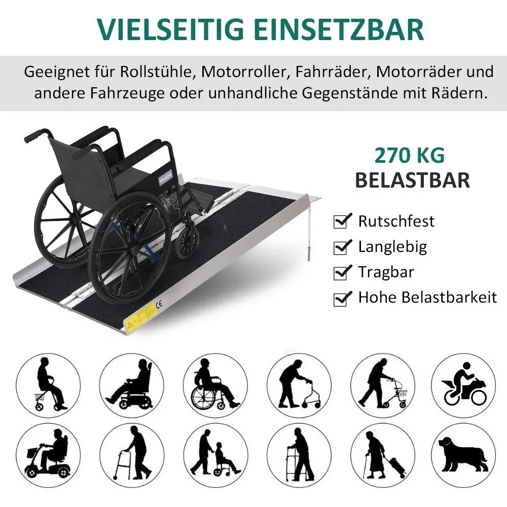 Rollstuhlrampe faltbar - 4