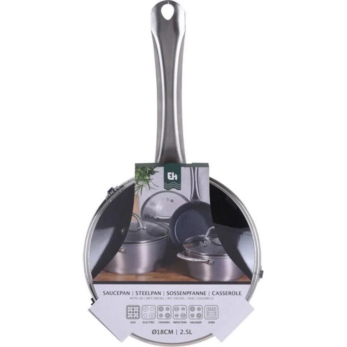 Kochtopf - 18 cm - Silber - 1