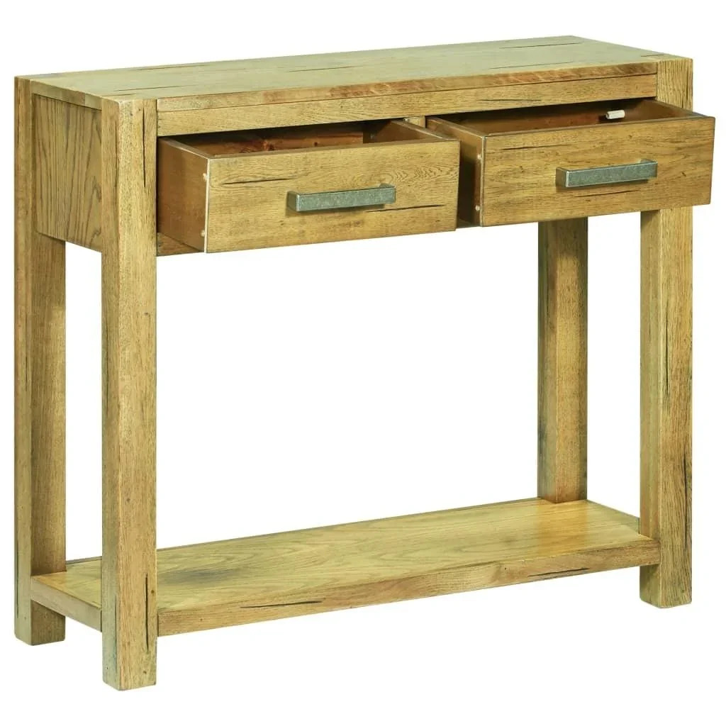 Wandtisch 83x30x73 cm Eiche rustikal - 1