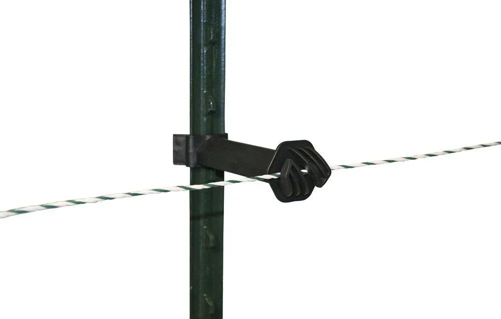 T-Post Abstandsisolator schwarz - 0