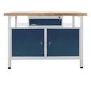 Werkbank "Premium" 1 Schubladen, 2 Türen, L1200xB600xH840mm