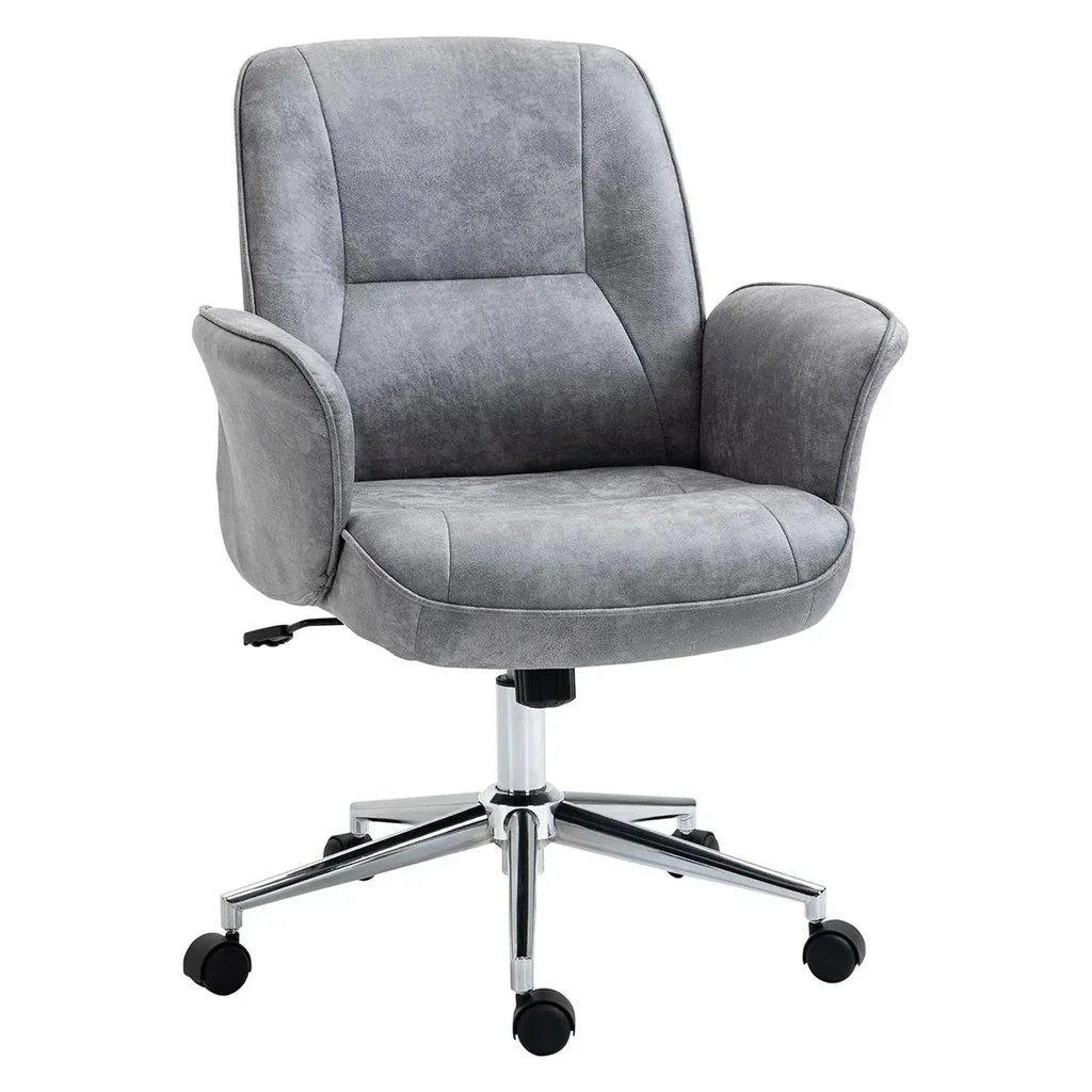 Bürostuhl Schreibtischstuhl Drehstuhl Home-Office-Stuhl mit Wippenfunktion höhenverstellbarer ergonomisch 360°-Drehräder