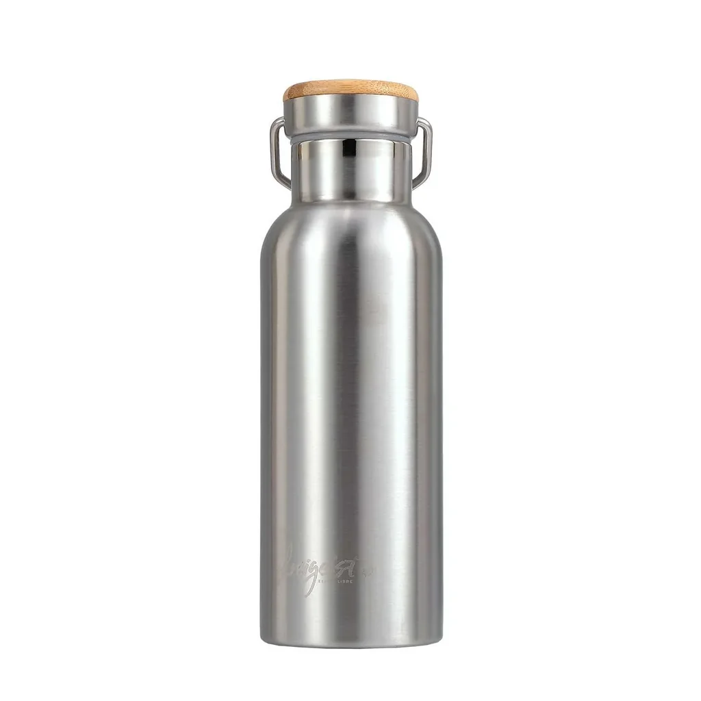 Isolierflasche 500 ml mit aquabook Reinigungsbürste XL