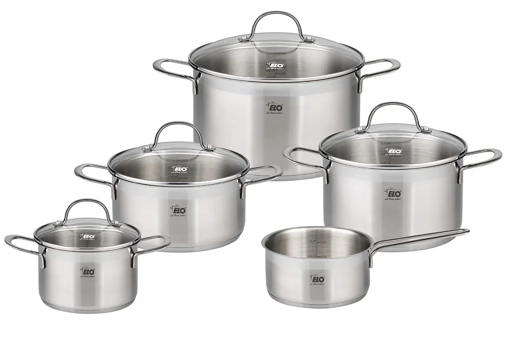 Topfset “Top Collection”, 9-teilig, Edelstahl