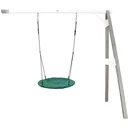 Nest-Anbauschaukel Summer Grau/weiß