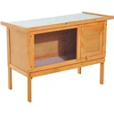 Hasenstall Kaninchenstall Holz 90x45x65cm