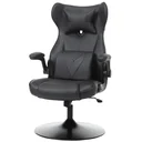Gaming Stuhl Ergonomischer Computerstuhl Bürostuhl Schreibtischstuhl mit Wippenfunktion und Lendenkissen Drehstuhl höhen