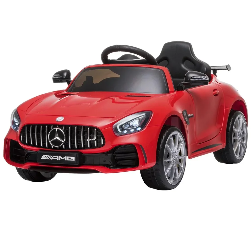 Kinderfahrzeug GTR Elektroauto mit Fernbedienung Musik(MP3/USB) Licht 3 6 Jahre PP Metall Rot 105 x 58 x 45 cm