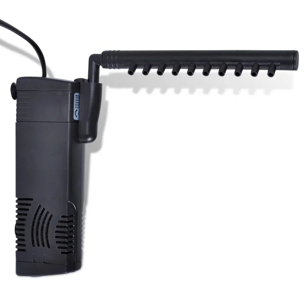 Aquarium-Filterpumpe mit Aktivkohle 300 L/h