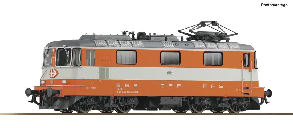 Elektrolokomotive Re 4/4 II 11108  Swiss Express  der Schweizerischen Bundesbahnen, H0, AC