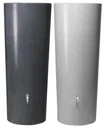 2 in 1 Regentonne "Stone" - 350 L, silver