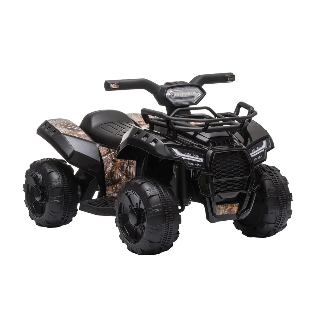 Mini Elektro-Quad Kinder Elektro ATV Kinderwagen LED Frontlicht Kinderfahrzeug Kindermotorrad Elektroquad für 18-36 Mo