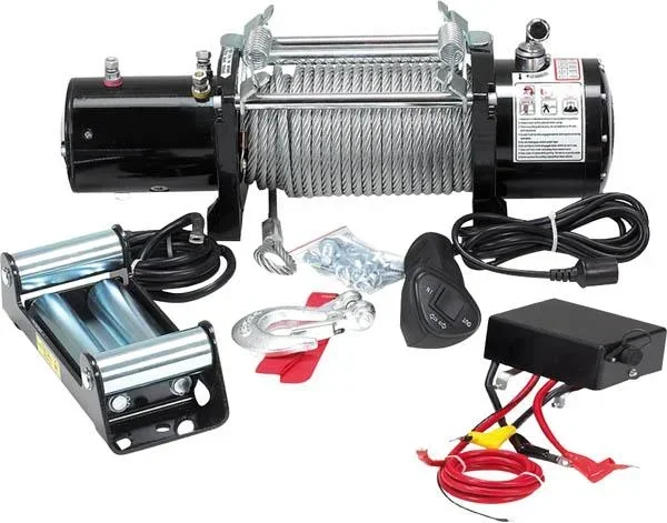 Motor-Seilwinde Profi, 13.000 kg mit Funkfernbedienung