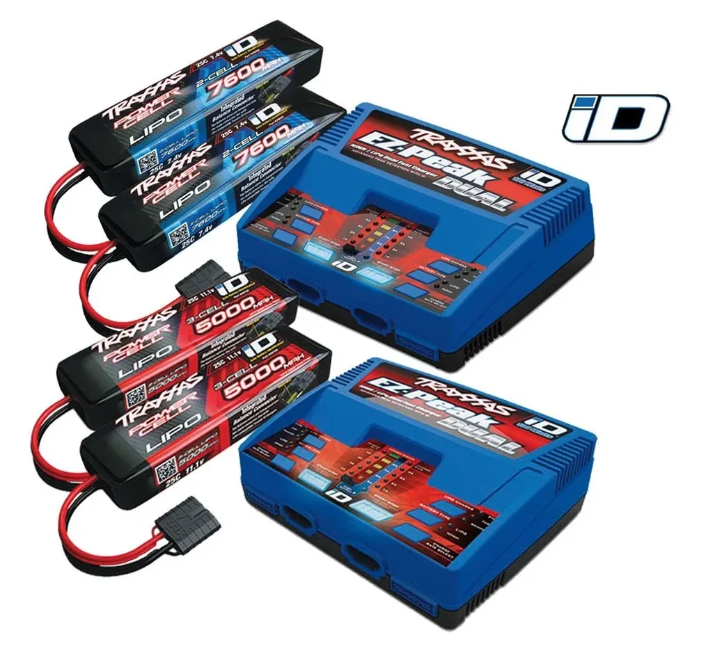 Ladegerät DUAL EZ-Peak Plus 2972G + 2x 3S Lipo 5000 mAh 2872X EU-Version