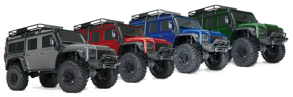 TRX-4 Land Rover Crawler 1/10 silber Crawler 2.4GHz (Link-fähig) ohne Akku, ohne Lader