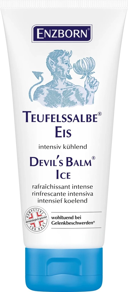 ENZBORN Teufelssalbe Eis – kühlendes Pflege-Gel mit Teufelskralle & Menthol, 100 ml Tube