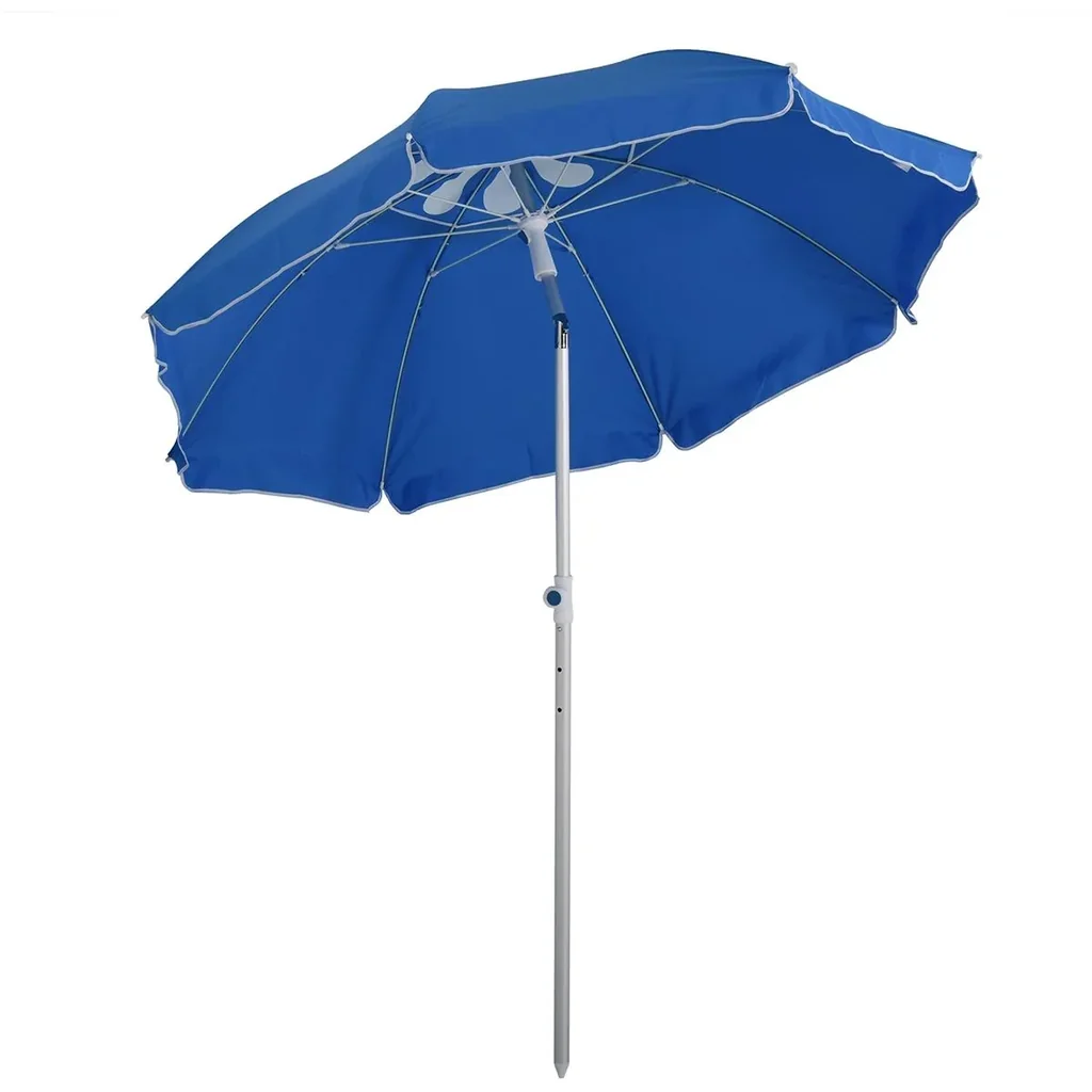 Sonnenschirm mit Kippfunktion blau