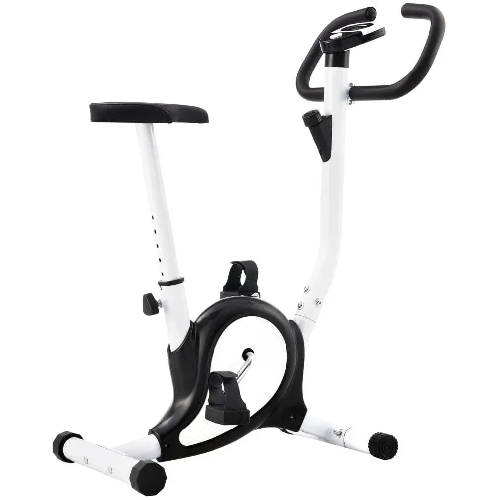 Heimtrainer mit Widerstandsbändern schwarz