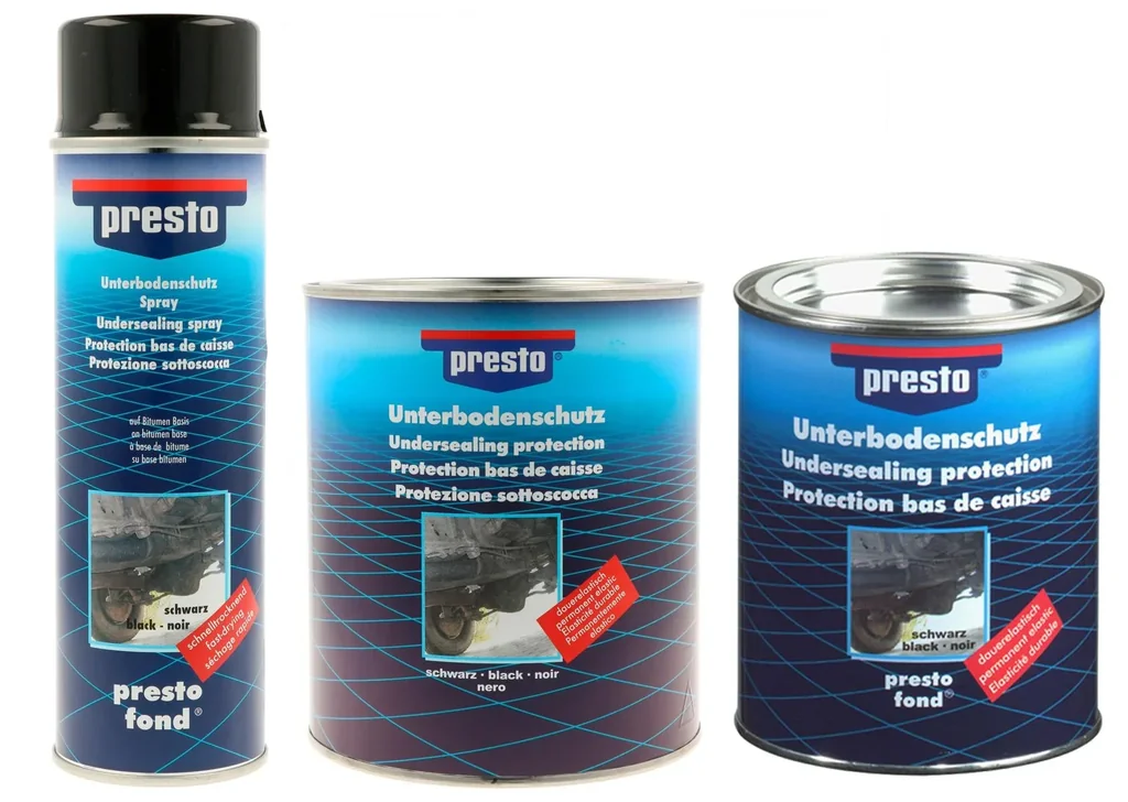 Unterbodenschutz Bitumen, Pinseldose, Schwarz, 1300 g