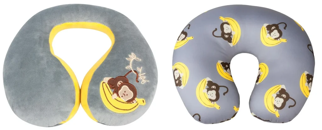 Nackenrolle, Nackenhörnchen Monkey, Grau, ab 5 Jahre