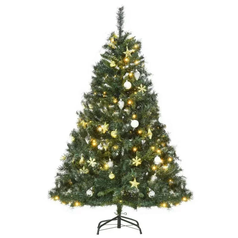 Künstlicher Weihnachtsbaum mit 120 LEDs grün