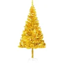 Weihnachtsbaum mit Ständer 180 cm PET goldfarben