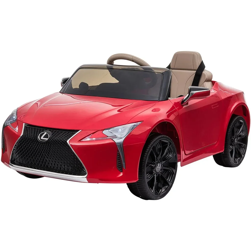 Kinderauto Kinderfahrzeug das offiziell lizenzierte Aufsitz-Lexus LC500 für 3-6 Jahre Elektroauto mit 2,4G Fernsteuerun