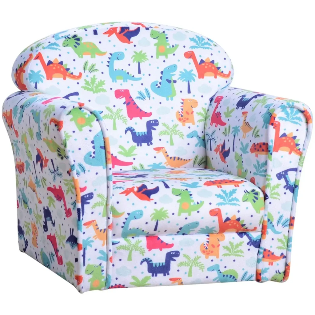 Kindersessel Kindersofa Polstersessel Minisessel für Kinder im Urwald 3 9 Jahre Flanell + Holz + Schaumstoff 50 x 39 x 4