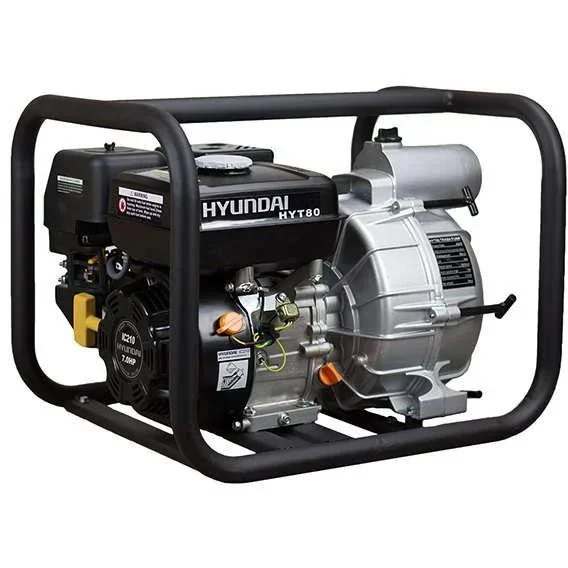 Wasserpumpe für sauberes / verschmutztes Wasser 80mm mit 210ccm Benzinmotor