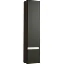 Stripe Bade Hoher Schrank rechts 35x156cm schwartz