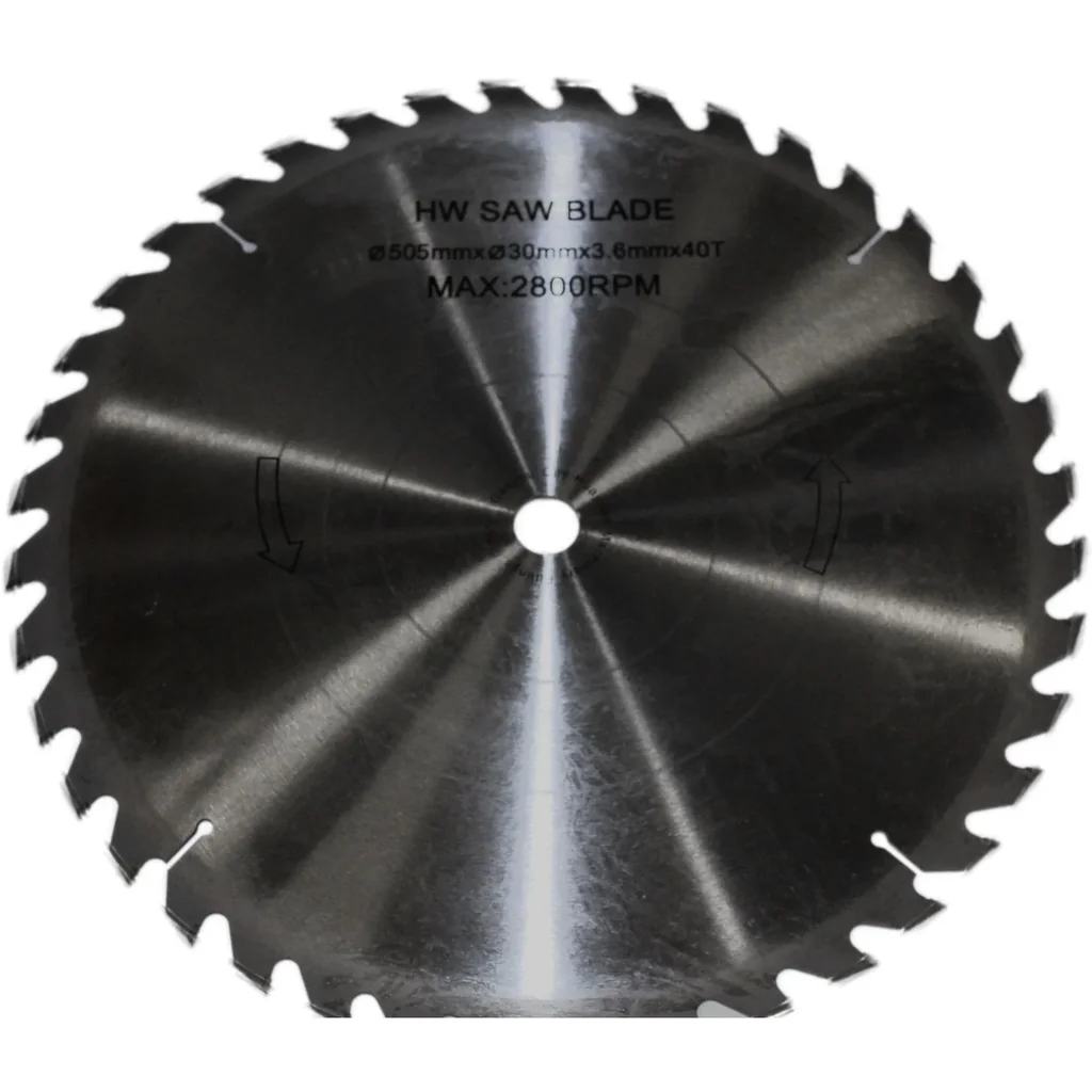 TCT Sägeblatt Ø505x30mm 40T