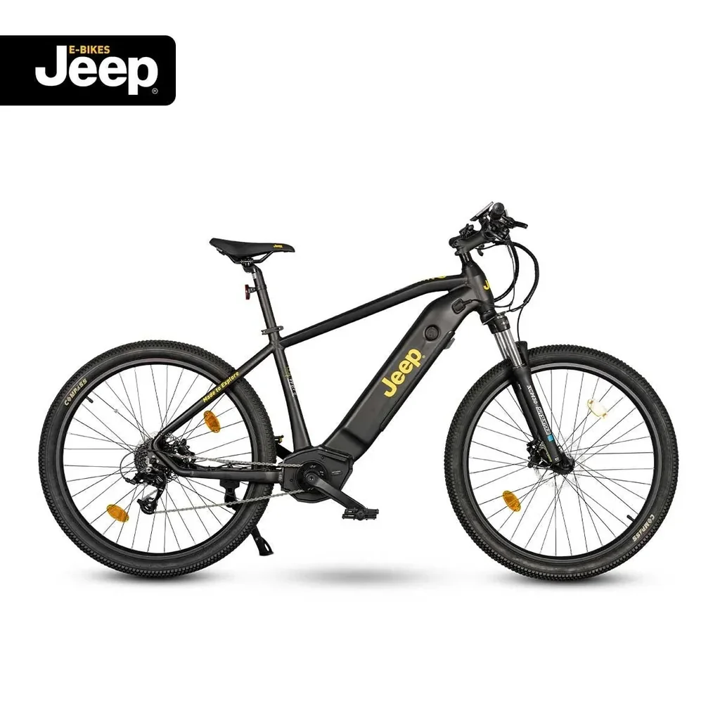 Unisex Mountain E-Bike 27,5 Zoll, Rahmengröße 45 cm, 9-Gang Kettenschaltung, black, MHM 7000,